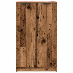 vidaXL Shoe Cabinet Old Wood 59x35x100.5 cm Engineered Wood 4