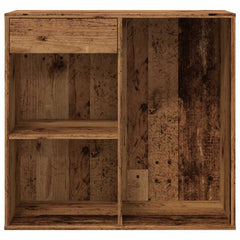 vidaXL Cosmetic Cabinet Old Wood 80x40x75 cm Engineered Wood 5