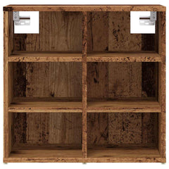 vidaXL Shoe Cabinets 2 pcs Old Wood 52x30x50 cm 5
