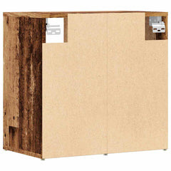 vidaXL Shoe Cabinets 2 pcs Old Wood 52x30x50 cm 6