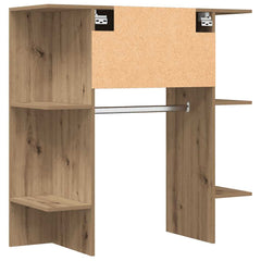 vidaXL Hallway Cabinet Artisan Oak 97.5x37x99 cm Engineered Wood 6
