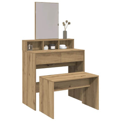 Dressing Stool 70x35x45 cm Engineered Wood Artisan oak