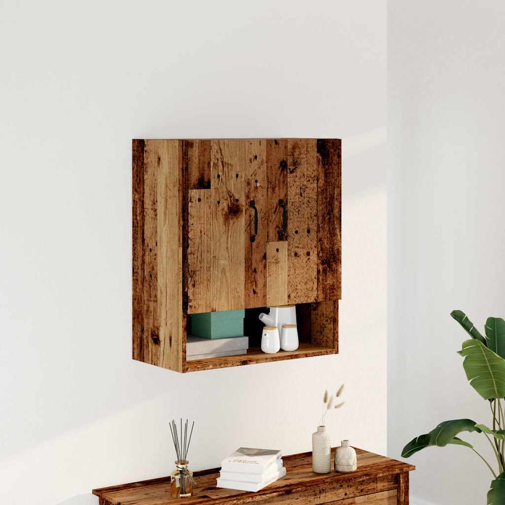vidaXL Wall Cabinet Old Wood 60x31x70 cm Engineered Wood 3