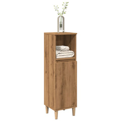 vidaXL Bathroom Cabinet Artisan Oak 30x30x100 cm Engineered Wood 3