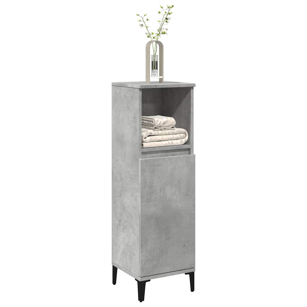 vidaXL Bathroom Cabinet 30x30x100 cm Engineered Wood