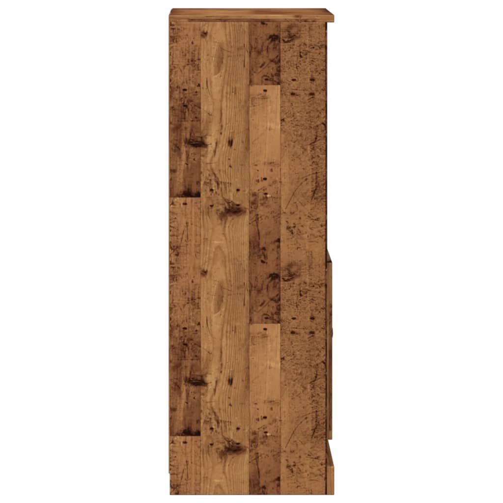 Highboard 36x35,5x103,5 cm Engineered Wood Old wood