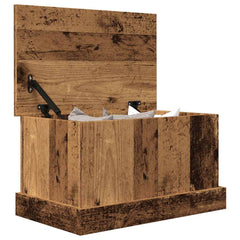 Storage Box Engineered Wood Height 28 cm Old wood 30 cm 50 cm