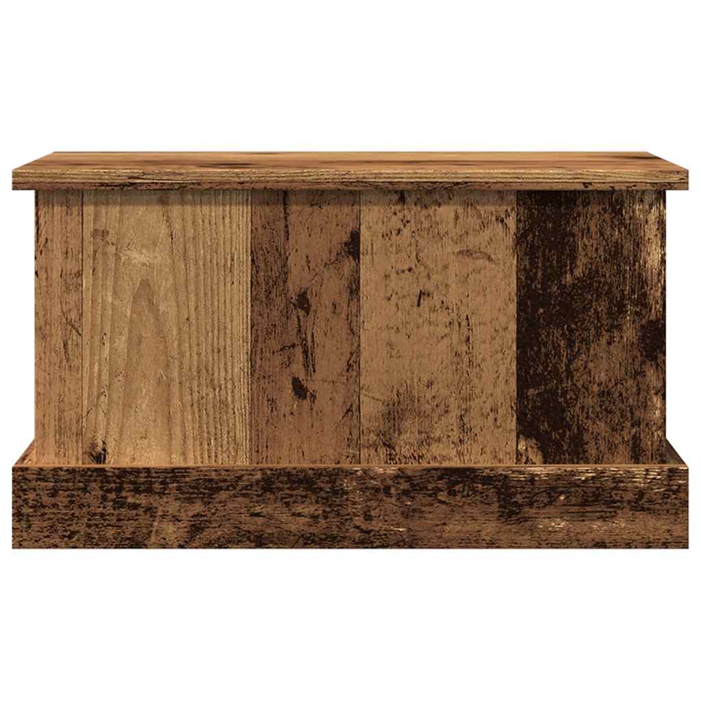 vidaXL Storage Box Old Wood 30x50x28 cm Engineered Wood 4