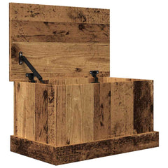 vidaXL Storage Box Old Wood 30x50x28 cm Engineered Wood 5