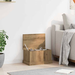 vidaXL Storage Box Artisan Oak 30x50x28 cm Engineered Wood 3