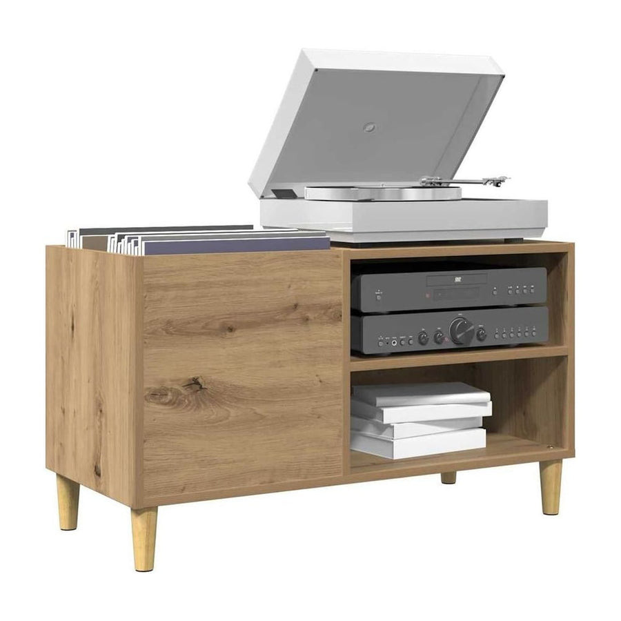 Record Cabinet Artisan Oak Engineered Wood
