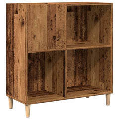 vidaXL Record Cabinet Old Wood 84.5x38x89 cm Engineered Wood 2