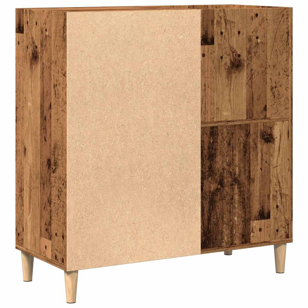 vidaXL Record Cabinet Old Wood 84.5x38x89 cm Engineered Wood 6