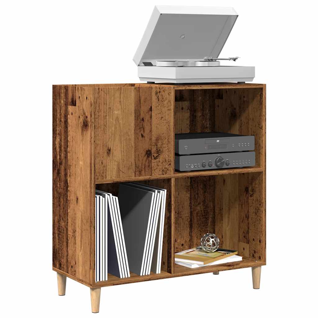 vidaXL Record Cabinet Old Wood 84.5x38x89 cm Engineered Wood 1
