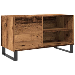 vidaXL Record Cabinet Old Wood 84.5x38x48 cm Engineered Wood 2