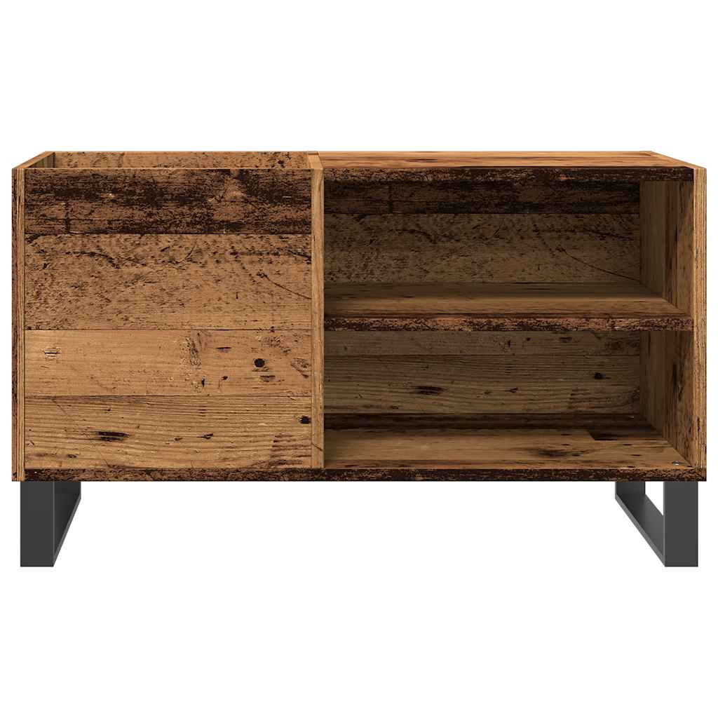 vidaXL Record Cabinet Old Wood 84.5x38x48 cm Engineered Wood 4