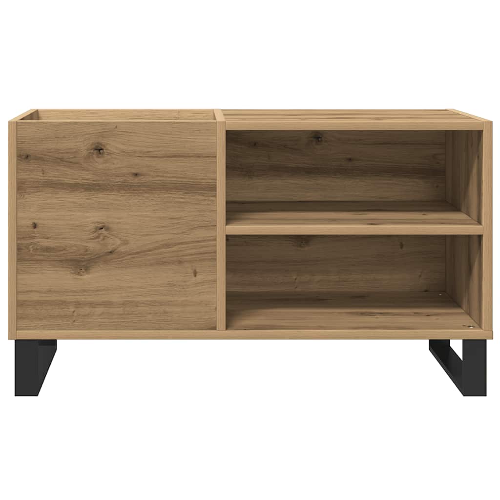 vidaXL Record Cabinet Artisan Oak 84.5x38x48 cm Engineered Wood 4