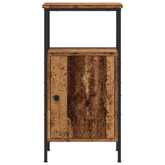 vidaXL Bedside Cabinet Old Wood 41x31x80 cm Engineered Wood 5