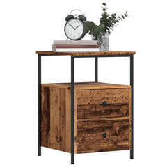 Bedside Cabinet 34x35,5x50 cm Engineered Wood Old wood 2