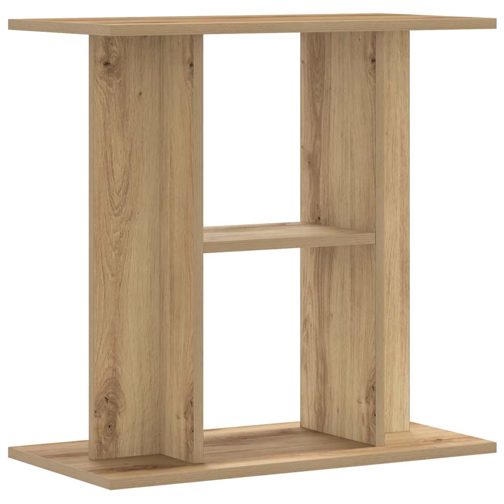 vidaXL Aquarium Stand Artisan Oak 60x30x60 cm Engineered Wood 4