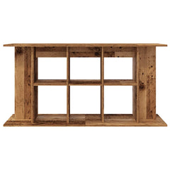 vidaXL Aquarium Stand Old Wood 120x40x60 cm Engineered Wood 4