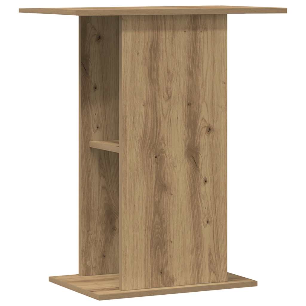 vidaXL Aquarium Stand Artisan Oak 36x60.5x72.5 cm Engineered Wood 6