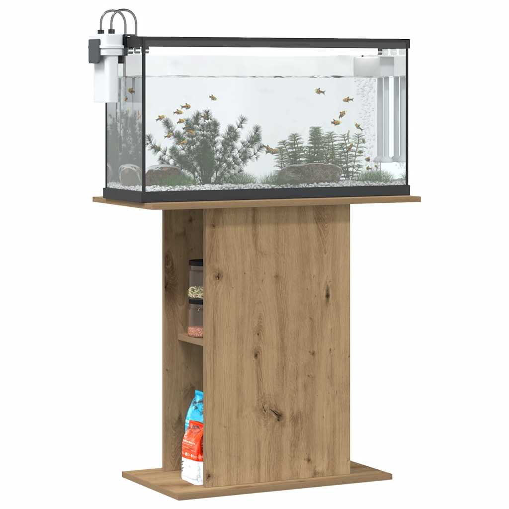 vidaXL Aquarium Stand Artisan Oak 36x75x72.5 cm Engineered Wood 3