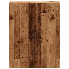 vidaXL Wall Mounted Cabinet Old Wood 69.5x34x90 cm 4