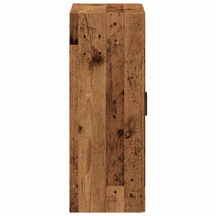 vidaXL Wall Mounted Cabinet Old Wood 69.5x34x90 cm 5