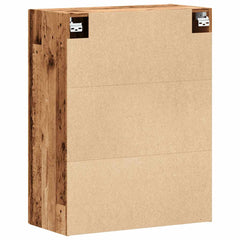 vidaXL Wall Mounted Cabinet Old Wood 69.5x34x90 cm 6