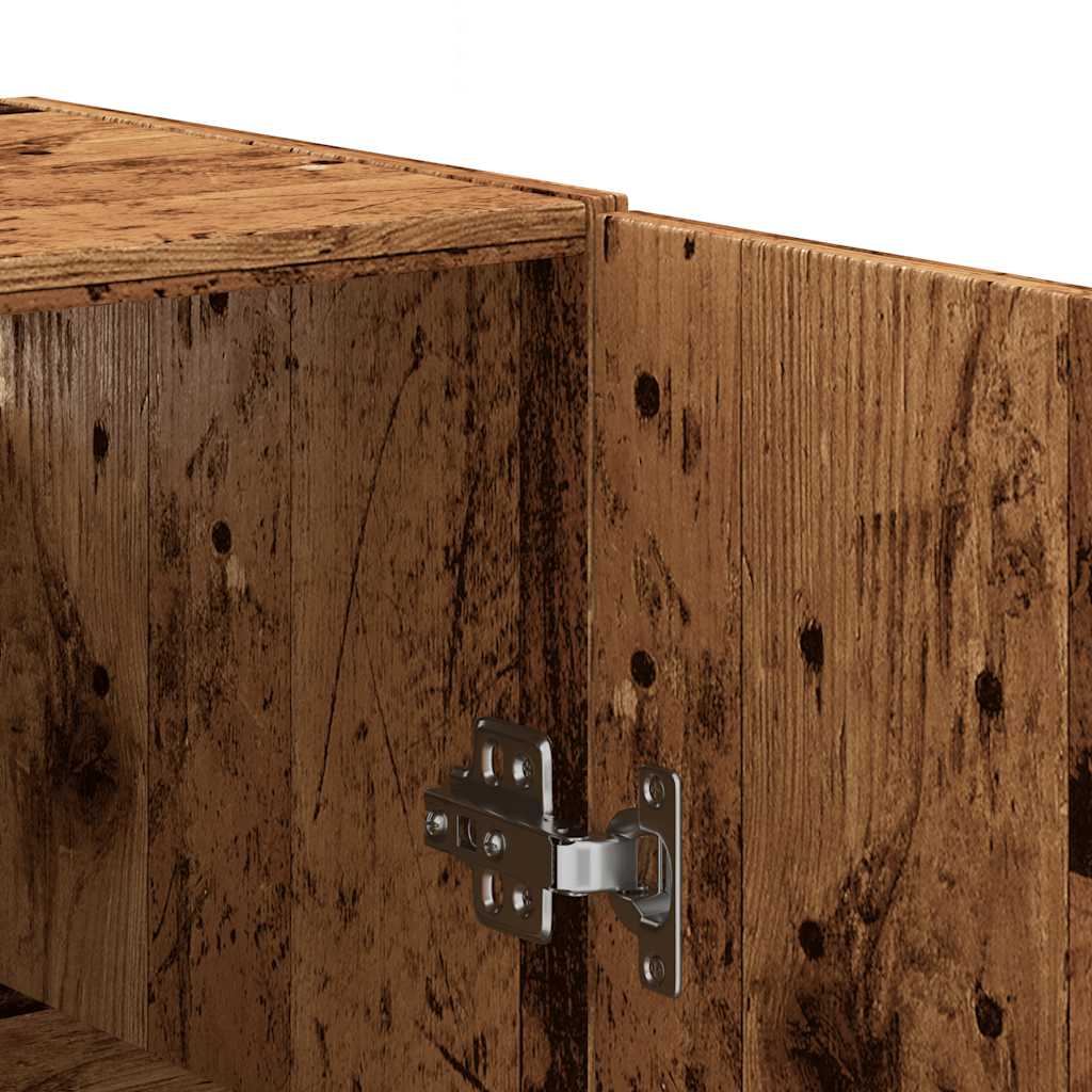 Wall Mounted Cabinet 69,5x34x90 cm Old wood