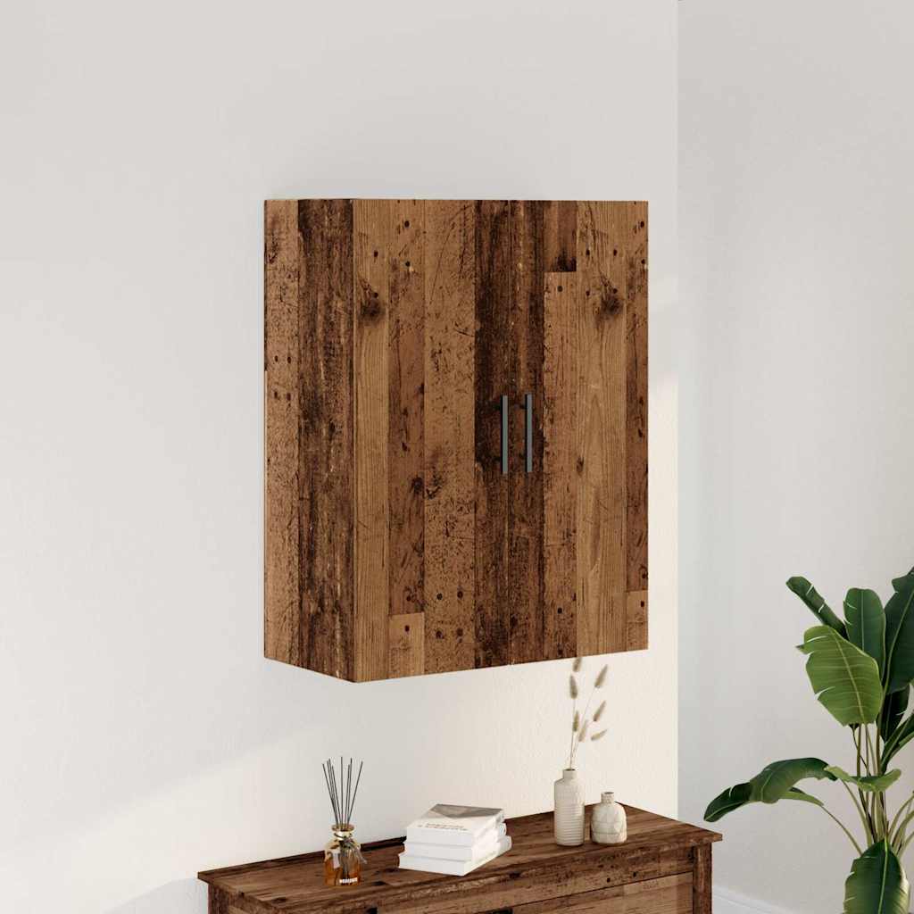 Wall Mounted Cabinet 69,5x34x90 cm Old wood