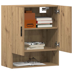 Wall Cabinet Artisan Oak Engineered Wood, image 3