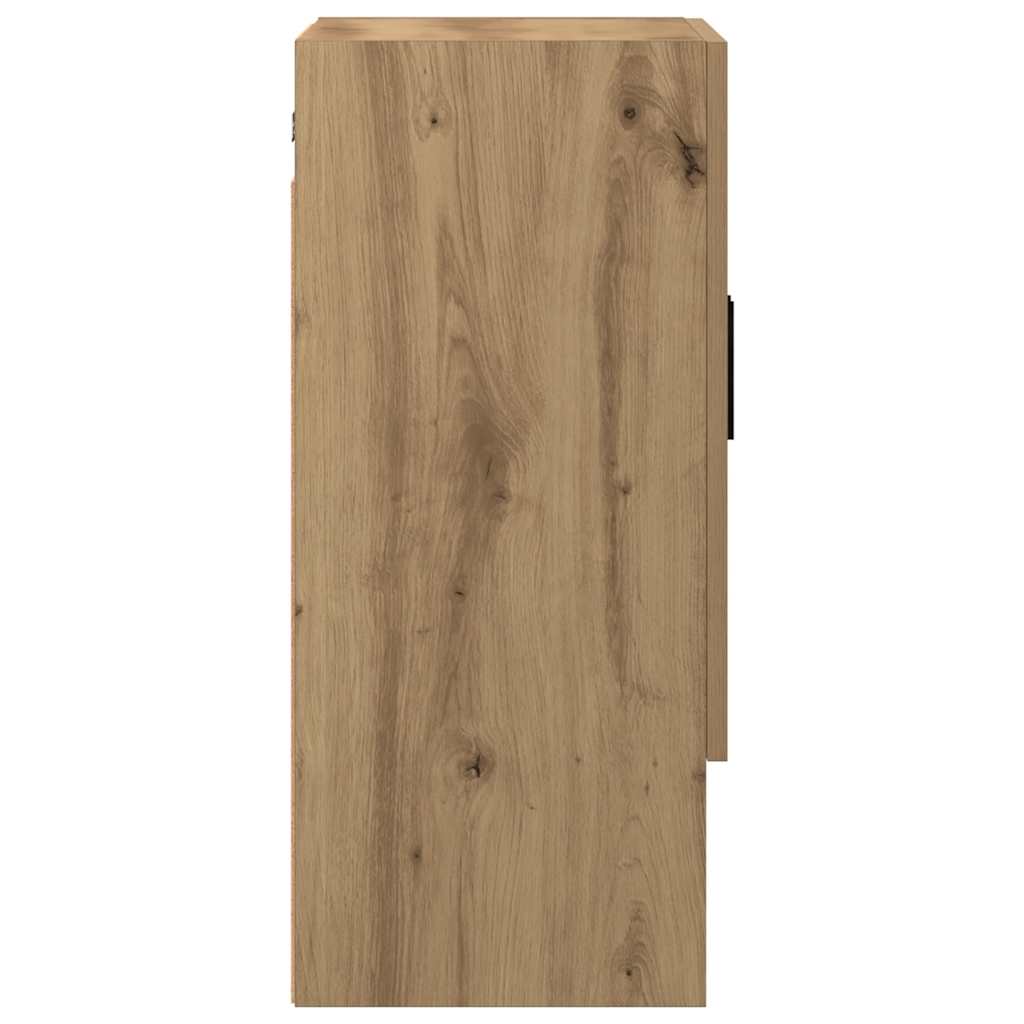 Wall Cabinet Artisan Oak Engineered Wood, image 5