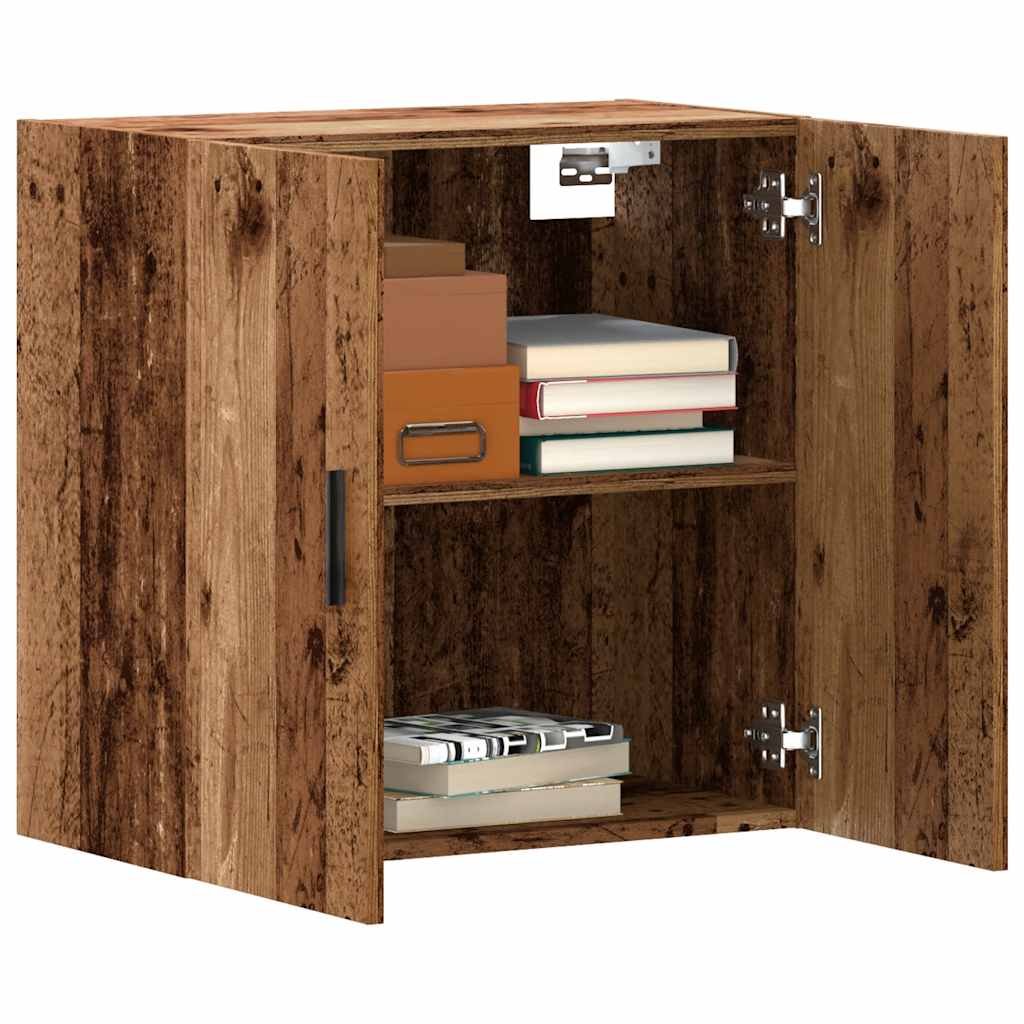 Wall Cabinet Engineered Wood in Old Wood