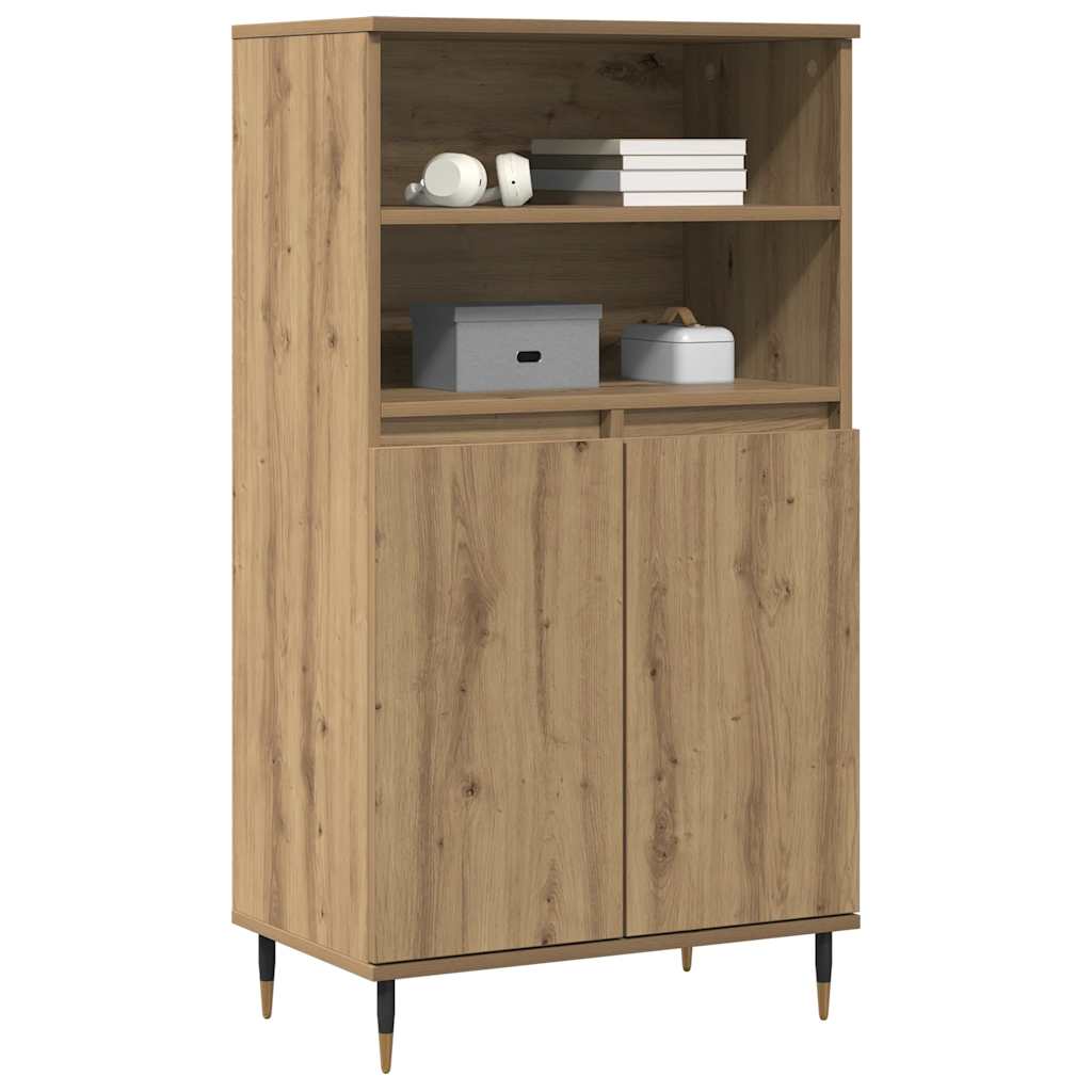 vidaXL Highboard Artisian Oak 60x36x110 cm Engineered Wood 3