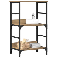 vidaXL Book Cabinet Artisan Oak 50x33x82 cm Engineered Wood 3