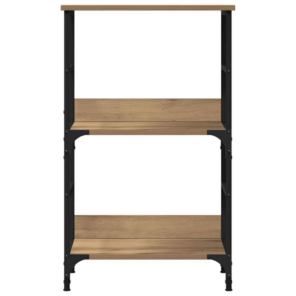 vidaXL Book Cabinet Artisan Oak 50x33x82 cm Engineered Wood 4