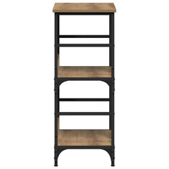 vidaXL Book Cabinet Artisan Oak 50x33x82 cm Engineered Wood 5