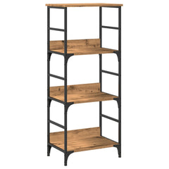 vidaXL Book Cabinet Artisan Oak 50x33x117.5 cm Engineered Wood 2
