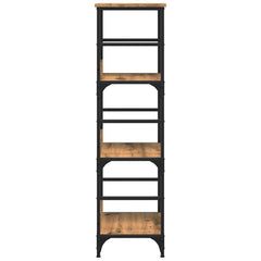 vidaXL Book Cabinet Artisan Oak 50x33x117.5 cm Engineered Wood 5