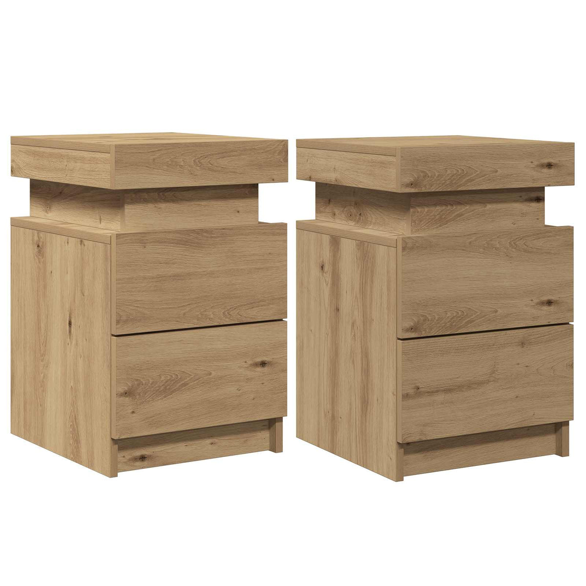 Bedside Cabinet with LED Lights