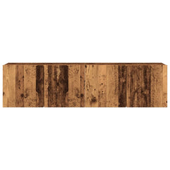 vidaXL TV Cabinets Wall-mounted 2 pcs Old Wood 80x30x41 cm 4