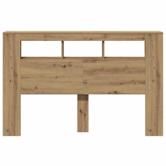 LED Headboard 100x18.5x103.5 cm Engineered Wood Artisan Oak 160 x 103.5 cm