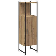 vidaXL Bathroom Cabinet Artisan Oak 33x33x120.5 cm Engineered Wood 2