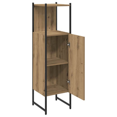vidaXL Bathroom Cabinet Artisan Oak 33x33x120.5 cm Engineered Wood 4