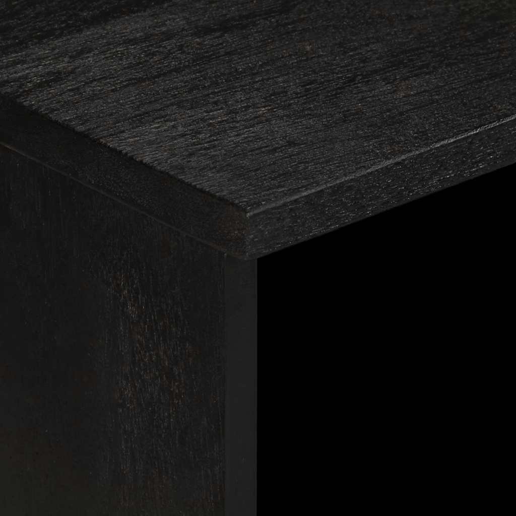 vidaXL TV Cabinet Black 70x33x46 cm Engineered Wood 6
