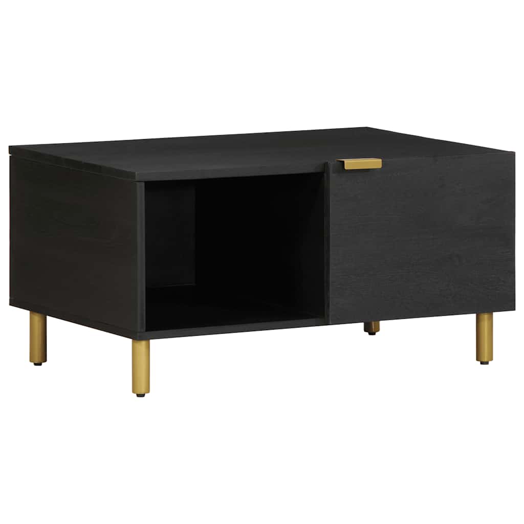 vidaXL Coffee Table Black 80x50x40 cm Engineered Wood 1