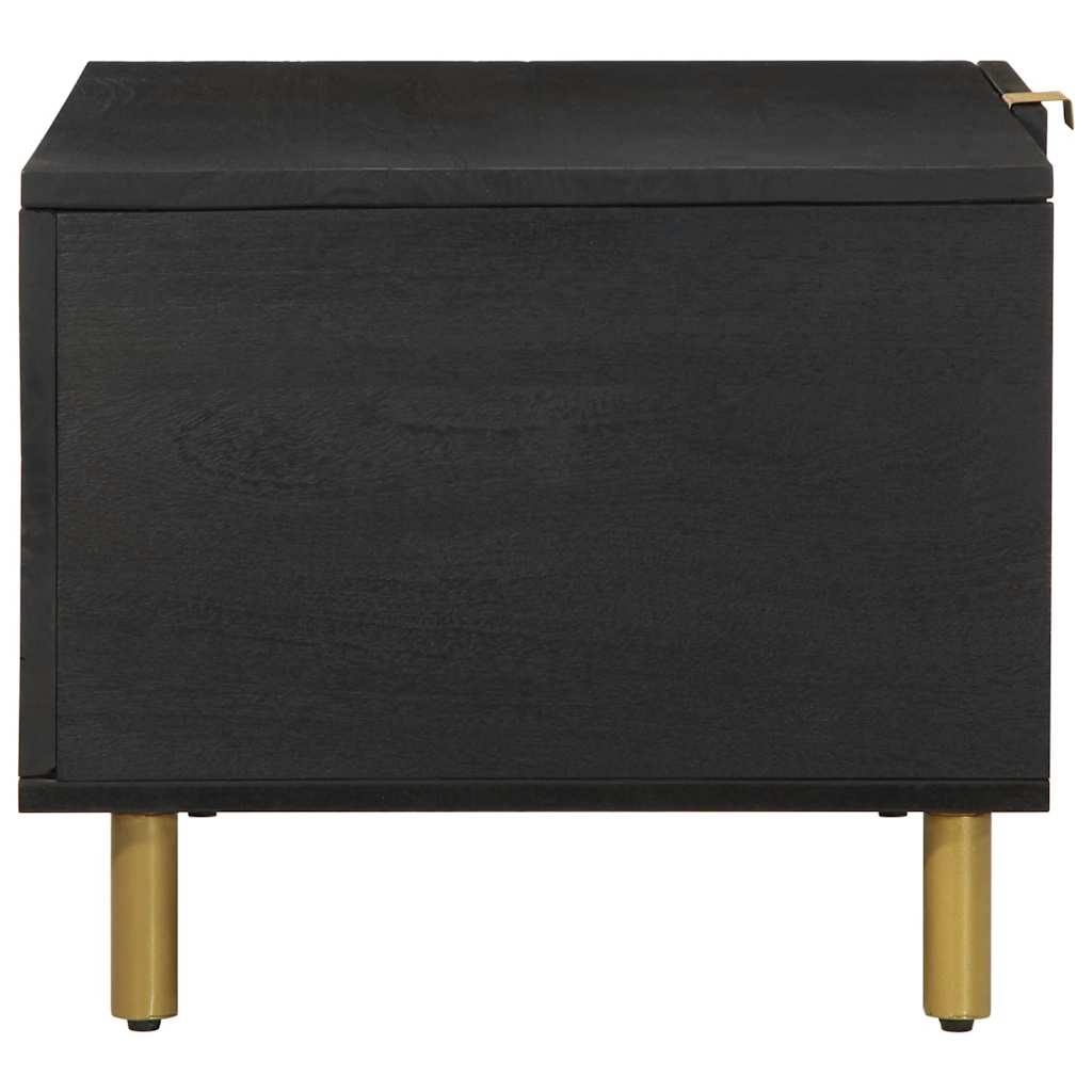 vidaXL Coffee Table Black 80x50x40 cm Engineered Wood 4