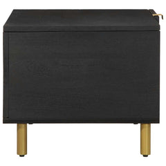 vidaXL Coffee Table Black 80x50x40 cm Engineered Wood 4